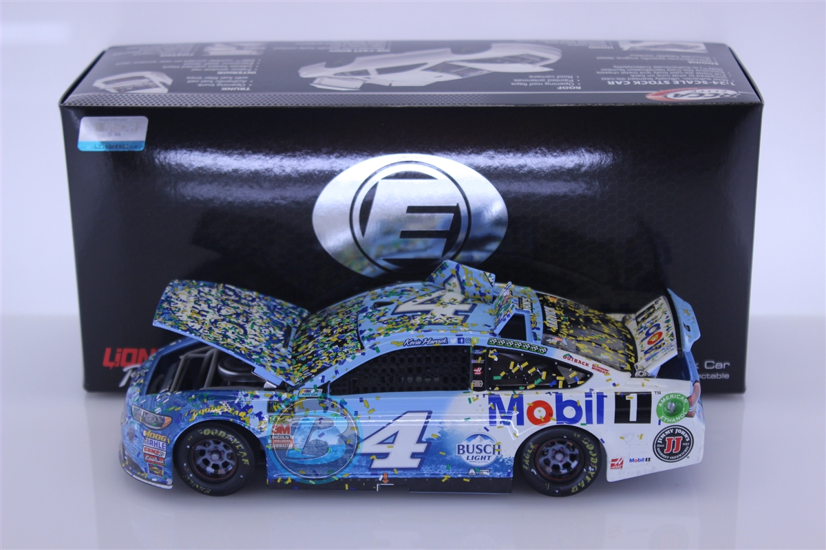 NEW NASCAR 2018 KEVIN HARVICK # 4 BUSCH LIGHT BEER MOBIL ONE 1/24 DIECAST CAR 