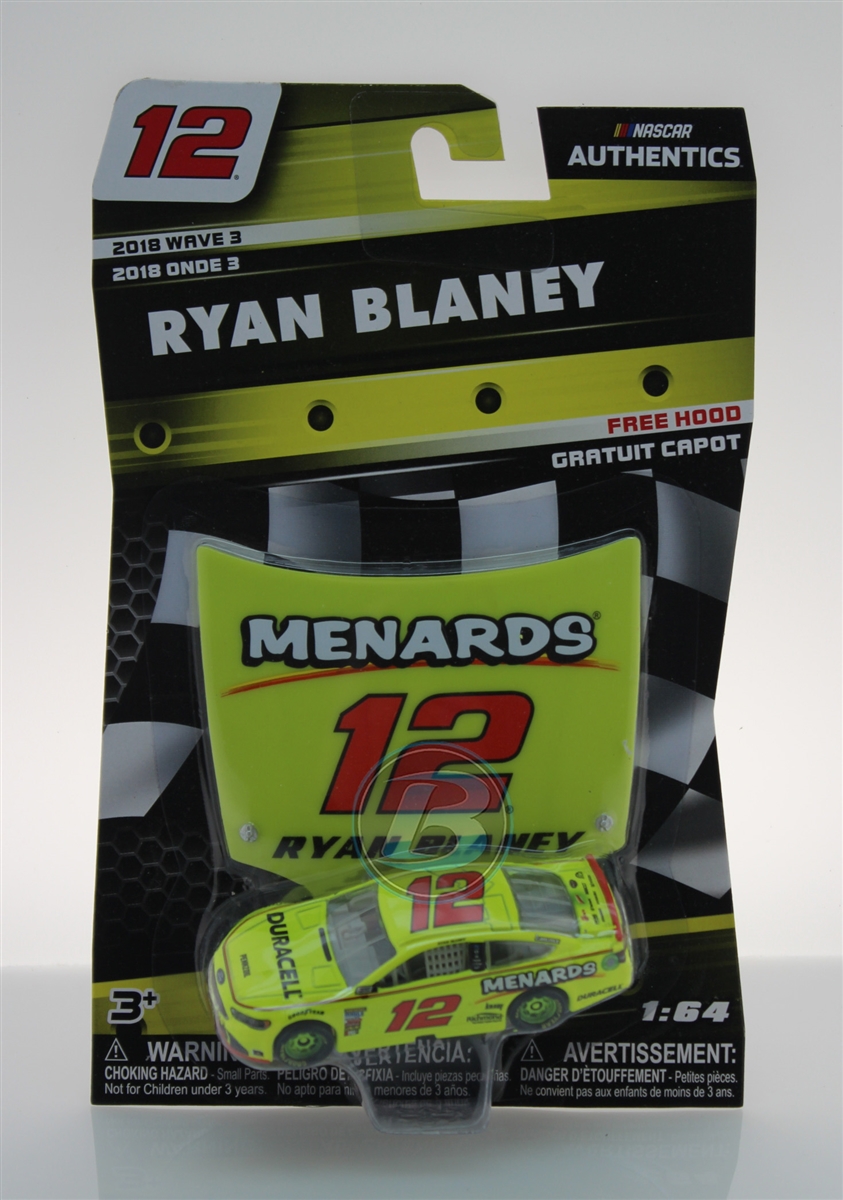 2018 Wave 3 Ryan Blaney Menards 1/64 NASCAR Authentics $1 COMBINED SHIPPING 