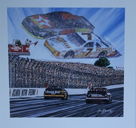 1994 Winston Cup Atlanta Speedway " Forever Champions "Sam Bass Print 24" X 24" 1994 Winston Cup Atlanta Speedway " Forever Champions "Sam Bass Print 24" X 24"