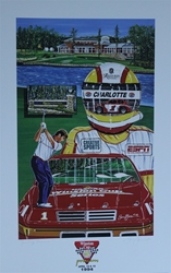 1994 Winston Cup Pro-Am " Driving Lessons " Sam Bass Print 29" X 18.5" 1994 Winston Cup Pro-Am " Driving Lessons " Sam Bass Print 29" X 18.5"