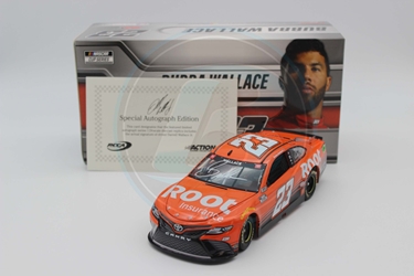 Bubba Wallace Autographed 2021 Root Insurance 1:24 Bubba Wallace, Nascar Diecast,2021 Nascar Diecast,1:24 Scale Diecast, pre order diecast
