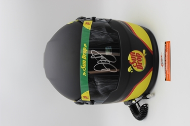Dale Earnhardt Jr Autographed 2022 Sun Drop Full Size Replica Helmet Dale Earnhardt Jr, Helmet, NASCAR, BrandArt, Full Size Helmet, Replica Helmet