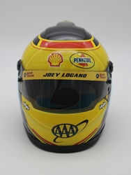 Joey Logano 2022 Pennzoil MINI Replica Helmet Joey Logano, Helmet, NASCAR, BrandArt, Mini Helmet, Replica Helmet