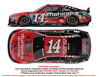 *Preorder* Chase Briscoe 2022 Mahindra Tractors Salutes 1:24 Color Chrome Nascar Diecast Chase Briscoe, Nascar Diecast, 2022 Nascar Diecast, 1:24 Scale Diecast