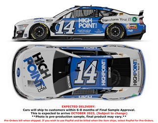 *Preorder* Chase Briscoe 2023 HighPoint.com 1:24 Color Chrome Nascar Diecast Chase Briscoe, Nascar Diecast, 2023 Nascar Diecast, 1:24 Scale Diecast