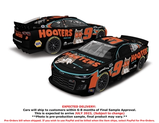 *Preorder* Chase Elliott 2023 Hooters 1:24 Color Chrome Nascar Diecast Chase Elliott, Nascar Diecast, 2023 Nascar Diecast, 1:24 Scale Diecast