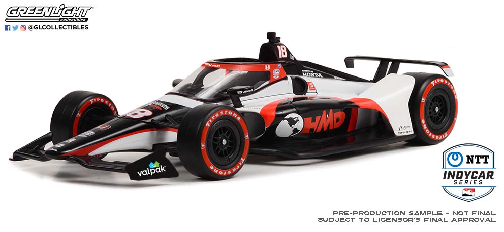 *Preorder* David Malukas #18 2022 HMD / Dale Coyne Racing with HMD Motorsports 1:18 Scale IndyCar Diecast David Malukas, 2022,1:18, diecast, greenlight, indy