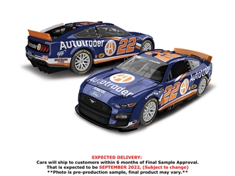 *Preorder* Joey Logano 2022 AutoTrader 1:24 Color Chrome Nascar Diecast Joey Logano, Nascar Diecast, 2022 Nascar Diecast, 1:24 Scale Diecast