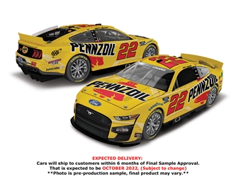 *Preorder* Joey Logano 2022 Pennzoil 1:24 Color Chrome Nascar Diecast Joey Logano, Nascar Diecast, 2022 Nascar Diecast, 1:24 Scale Diecast