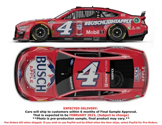 *Preorder* Kevin Harvick 2022 Busch Light Apple 1:24 Nascar Diecast Kevin Harvick, Nascar Diecast, 2022 Nascar Diecast, 1:24 Scale Diecast