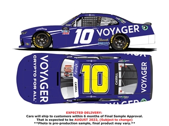 *Preorder* Landon Cassill 2022 Voyager 1:24 Color Chrome Nascar Diecast Landon Cassill, Nascar Diecast, 2022 Nascar Diecast, 1:24 Scale Diecast