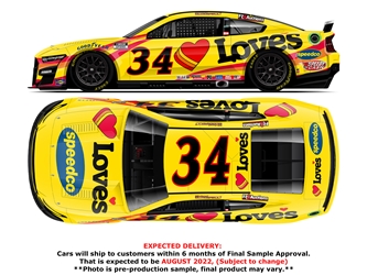 *Preorder* Michael McDowell 2022 Loves Travel Stops 1:24 Color Chrome Nascar Diecast Michael McDowell, Nascar Diecast, 2022 Nascar Diecast, 1:24 Scale Diecast