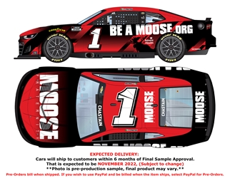 *Preorder* Ross Chastain 2022 Moose Fraternity 1:24 Nascar Diecast Ross Chastain, Nascar Diecast, 2022 Nascar Diecast, 1:24 Scale Diecast