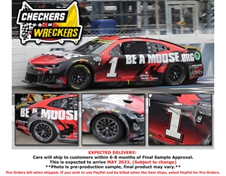 *Preorder* Ross Chastain 2022 Moose Fraternity Checkers or Wreckers Martinsville 10/30 1:24 Nascar Diecast Ross Chastain, Race Win, Nascar Diecast, 2022 Nascar Diecast, 1:24 Scale Diecast