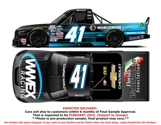 *Preorder* Ross Chastain 2022 Worldwide Express 1:24 Nascar Diecast Ross Chastain, Nascar Diecast, 2022 Nascar Diecast, 1:24 Scale Diecast
