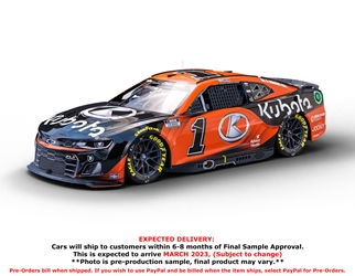 *Preorder* Ross Chastain 2023 Kubota 1:24 Color Chrome Nascar Diecast Ross Chastain, Nascar Diecast, 2023 Nascar Diecast, 1:24 Scale Diecast