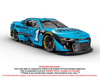 *Preorder* Ross Chastain 2023 Worldwide Express 1:24 Color Chrome Nascar Diecast Ross Chastain, Nascar Diecast, 2023 Nascar Diecast, 1:24 Scale Diecast