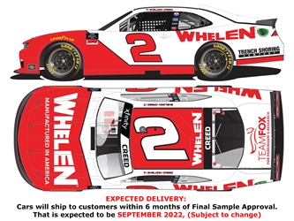 *Preorder* Sheldon Creed Autographed 2022 Whelen 1:24 Sheldon Creed, Nascar Diecast, 2021 Nascar Diecast, 1:24 Scale Diecast