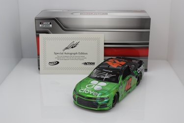 Ross Chastain Autographed 2021 Clover 1:24 Liquid Color Nascar Diecast Ross Chastain, Nascar Diecast, 2021 Nascar Diecast, 1:24 Scale Diecast