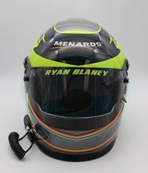 Ryan Blaney 2021 Menards Full Size Replica Helmet Ryan Blaney, Helmet, NASCAR, BrandArt, Full Size Helmet, Replica Helmet