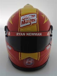 Ryan Newman 2020 Oscar Meyer MINI Replica Helmet Ryan Newman, Helmet, NASCAR, BrandArt, Mini Helmet, Replica Helmet