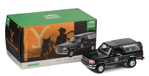 Yellowstone - Montana Livestock Association - 1992 Ford Bronco (2018-Current Tv Series) 1:18 Artisan Collection Yellowstone, TV Diecast, 1:18 Scale, 1992 Ford Bronco